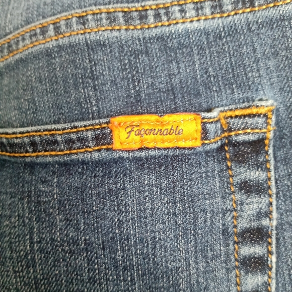 FACONNABLE Mens Denim Blue Jeans Size 40 - Picture 12 of 14